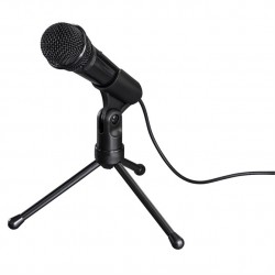 Hama MIC-P35 Allround Microphone, PC and Notebook, 3.5mm Jack Plug, Black
