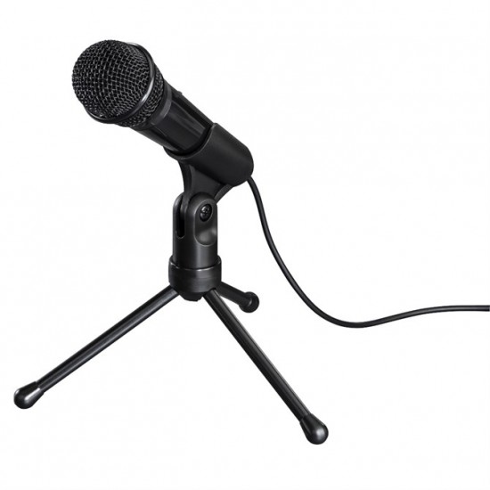 Hama MIC-P35 Allround Microphone, PC and Notebook, 3.5mm Jack Plug, Black