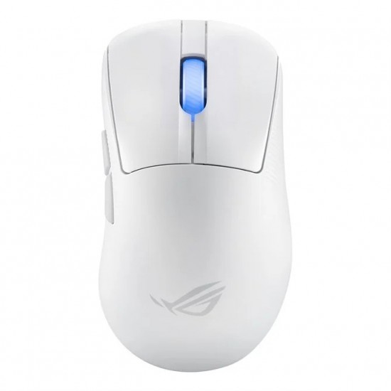 ASUS ROG Keris II Ace Wireless AimPoint White Mouse Gaming Right-Hand RF Wireless + Bluetooth + USB Type-A Optical 42000 DPI