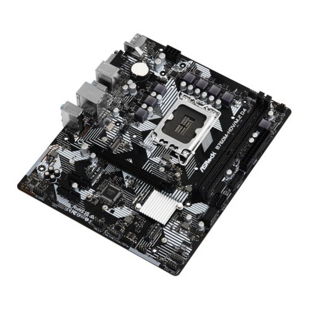 Asrock B760M-HDV/M.2 D4, Intel B760, 1700, Micro ATX, 2 DDR4, VGA