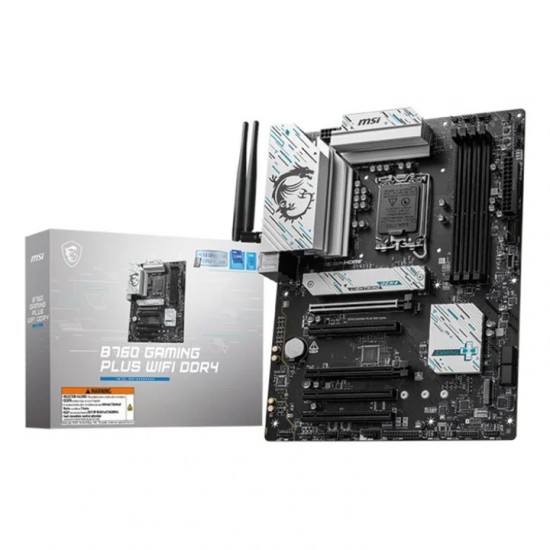 MSI B760 GAMING PLUS WIFI DDR4 Motherboard Intel B760 LGA 1700 ATX