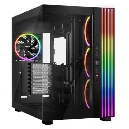 Be Quiet! Light Base 900 FX ARGB Gaming Case w/ Glass Front & Side, E-ATX, Invertible, 4x ARGB Fans, 3M ARGB Strip & Controller, USB-C, Asus BTF Compatible, Black Be Quiet! Light Base 900 FX ARGB Gaming Case w/ Glass Front & Side, E-ATX, Invertible, 4x ARGB Fans, 3M ARGB Strip & Controller, USB-C, Asus BTF Compatible, Black