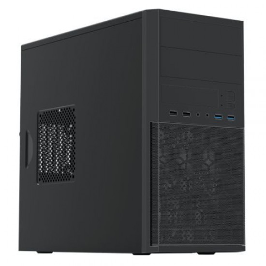 Vida Corporate Black Office Case with a 500W PSU, Micro ATX, 12cm Fan, Mesh Front Vida Corporate Black Office Case with a 500W PSU, Micro ATX, 12cm Fan, Mesh Front