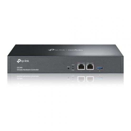TP-LINK (OC300) Omada Hardware Controller, 2x GB LAN, USB 3.0, up to 500 APs/Switches/SafeStream Routers, Cloud Access, Multi-Site