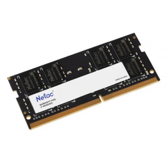 Netac Basic 16GB, DDR4, 3200MHz (PC4-25600), CL22, SODIMM Memory Netac Basic 16GB, DDR4, 3200MHz (PC4-25600), CL22, SODIMM Memory