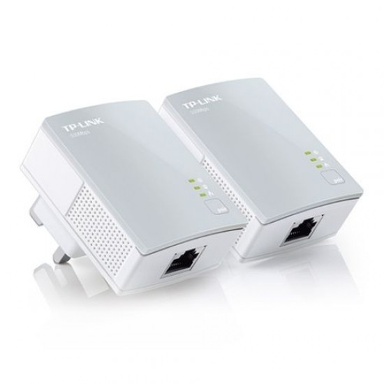 TP-LINK (TL-PA4010KIT V3) AV600 10/100 Powerline Adapter Kit, 1-Port TP-LINK (TL-PA4010KIT V3) AV600 10/100 Powerline Adapter Kit, 1-Port