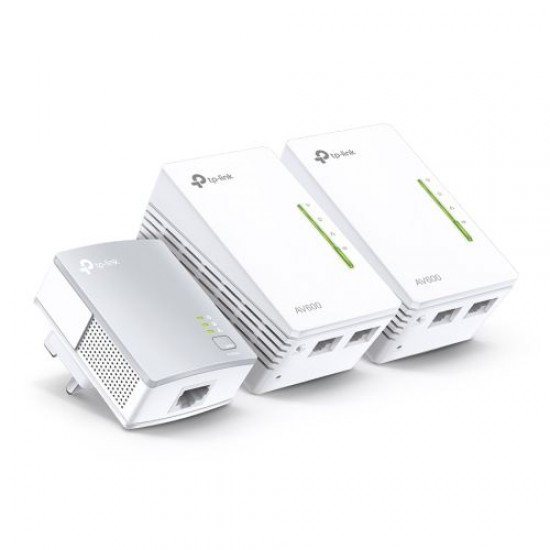 TP-LINK (TL-WPA4220T KIT) 300Mbps AV600 Wireless N Powerline Adapter Triple Kit TP-LINK (TL-WPA4220T KIT) 300Mbps AV600 Wireless N Powerline Adapter Triple Kit