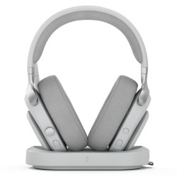 Fractal Design Scape (Light) Gaming Headset, Wireless/Btooth/USB, Custom-Tuned Drivers, EQ Presets, 40 Hours Battery, Charging Stand, Ambient Lighting