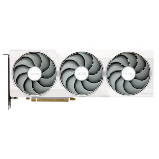 Sparkle Intel Arc B580 TITAN Luna OC, 12GB DDR6, HDMI, 3 DP, 2740MHz Clock, Blue Breathing Light, Overclocked, White Sparkle Intel Arc B580 TITAN Luna OC, 12GB DDR6, HDMI, 3 DP, 2740MHz Clock, Blue Breathing Light, Overclocked, White