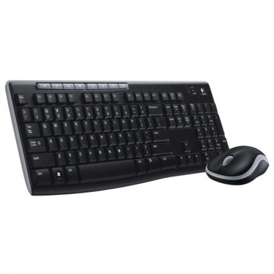 Logitech MK270 Wireless Keyboard and Mouse Desktop Kit, USB, Spill Resistant Logitech MK270 Wireless Keyboard and Mouse Desktop Kit, USB, Spill Resistant