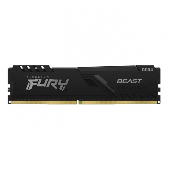 Kingston Technology FURY Beast 16GB 3200MT/s DDR4 CL16 DIMM 1Gx8 Black, 16 GB, 1 x 16 GB, DDR4, 1600 MHz, 288-pin DIMM
