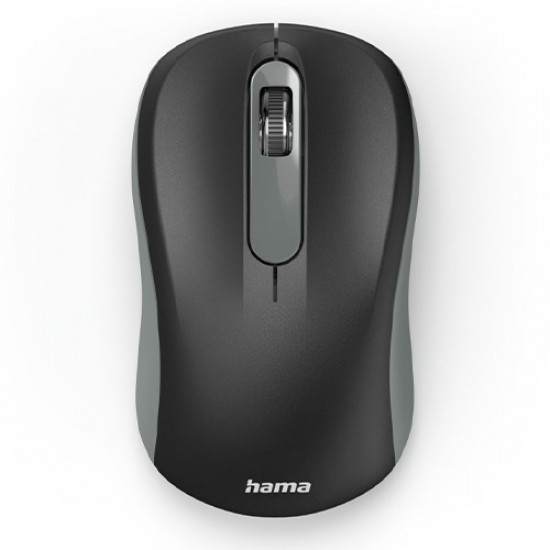 Hama AMW-200 Wireless Optical Mouse, 3 Buttons, USB Nano Receiver, Black/Grey Hama AMW-200 Wireless Optical Mouse, 3 Buttons, USB Nano Receiver, Black/Grey