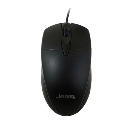 Jedel (CP72) Wired Optical Mouse, 1000 DPI, USB, Black Jedel (CP72) Wired Optical Mouse, 1000 DPI, USB, Black