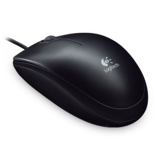 Logitech B100 Wired Optical Mouse, USB, 800 DPI, Ambidextrous, Black, OEM Logitech B100 Wired Optical Mouse, USB, 800 DPI, Ambidextrous, Black, OEM