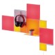Nanoleaf RGB Blocks Combo XL Starter Kit (10-Pack), Create an Illuminated Display, Mix of Panel Sizes, Pegboard & Shelf, Screen Mirror/Music Reaction, App/Voice/Manual Control