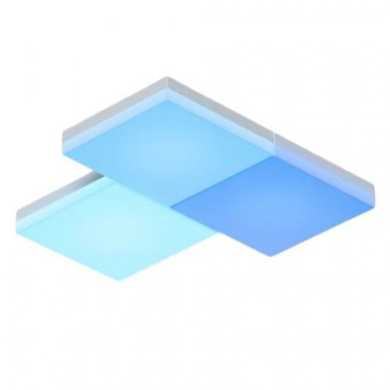 Nanoleaf RGB Skylight Starter Kit, 16M+ Colours with Dynamic Scenes, Mimic Natural Sky, App/Voice Control, Flush Mounted, 3 Panels Nanoleaf RGB Skylight Starter Kit, 16M+ Colours with Dynamic Scenes, Mimic Natural Sky, App/Voice Control, Flush Mounted, 3 Panels