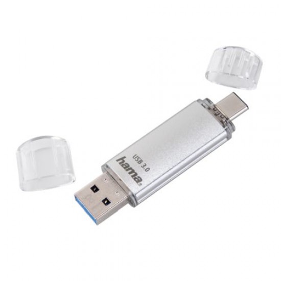 Hama C-Laeta 32GB USB-A & USB-C Memory Pen, Metal Casing, OTG, 40 MB/s Hama C-Laeta 32GB USB-A & USB-C Memory Pen, Metal Casing, OTG, 40 MB/s