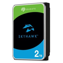 Seagate 3.5", 2TB, SATA3, SkyHawk Surveillance Hard Drive, 256MB Cache, 8 Drive Bays Supported, 24/7, CMR