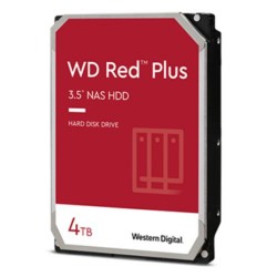 WD 3.5", 4TB, SATA3, Red Plus NAS Hard Drive, 5400RPM, 256MB Cache