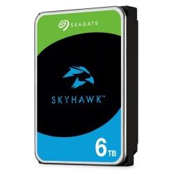 Seagate 3.5", 6TB, SATA3, SkyHawk Surveillance Hard Drive, 256MB Cache, 16 Drive Bays Supported, 24/7, CMR