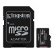 Kingston 64GB Canvas Select Plus MicroSDXC Card with SD Adapter, UHS-I Class 10,U1, A1 App Performance, 100MB/s Kingston 64GB Canvas Select Plus MicroSDXC Card with SD Adapter, UHS-I Class 10,U1, A1 App Performance, 100MB/s