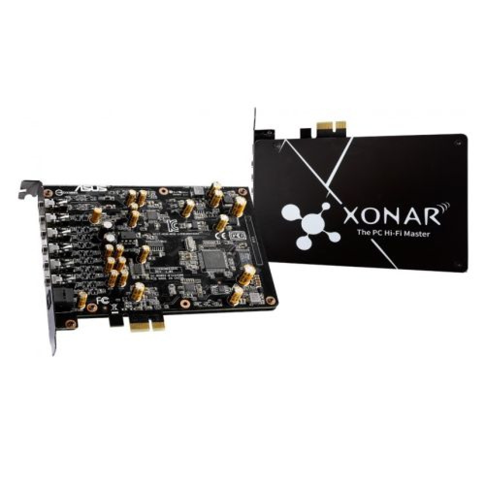 Asus XONAR AE Soundcard, PCIe, 7.1, Hi-Res Audio, 150ohm Headphone