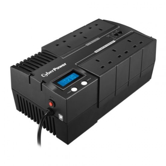 CyberPower BRICs 700VA Line Interactive UPS, 420W, LCD Display, 6x UK Plug, AVR Energy Saving, Wall Mountable CyberPower BRICs 700VA Line Interactive UPS, 420W, LCD Display, 6x UK Plug, AVR Energy Saving, Wall Mountable