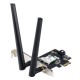 Asus (PCE-BE6500) BE6500 Wi-Fi 7 Tri-Band PCI Express Adapter, Bluetooth 5.4, 4096-QAM, WPA3