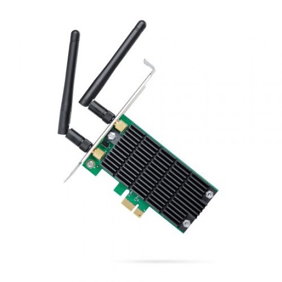 TP-LINK (Archer T4E) AC1200 (300+867) Wireless Dual Band PCI Express Adapter, 2 x External Antenna TP-LINK (Archer T4E) AC1200 (300+867) Wireless Dual Band PCI Express Adapter, 2 x External Antenna